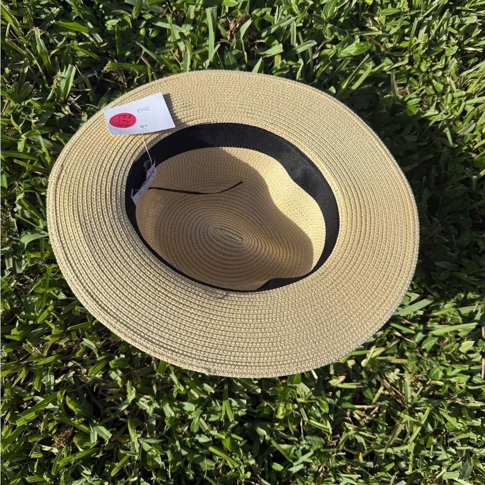 Hand Painted Lemon Fedora BRAND NEW - Adjustable Sizing - Picture 4 of 4